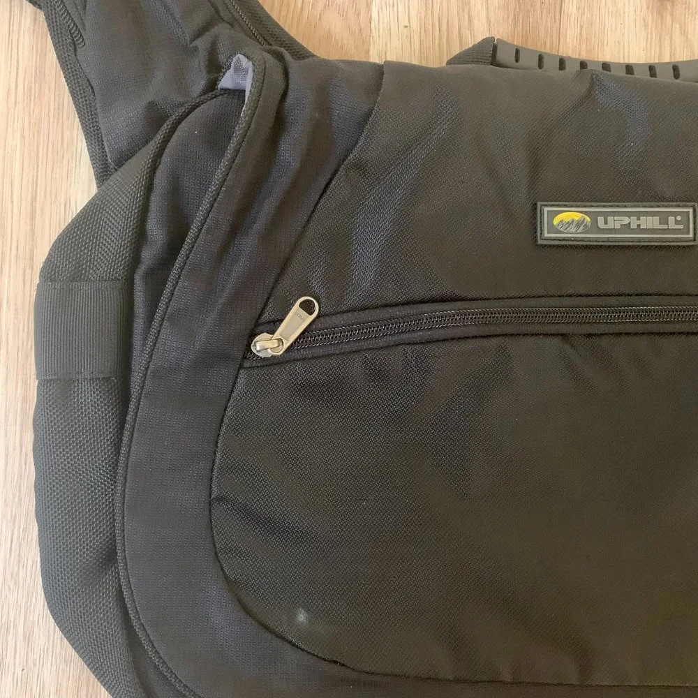Uphill Black Laptop Bag